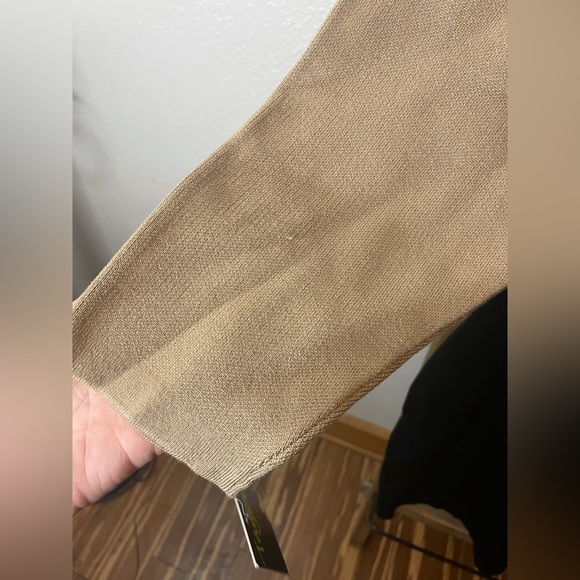 Taylor Popover Sweater Dress TOFFEE & BLACK - Picture 15 of 16